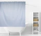 Шторка - занавеска для ванной Eco Fabric Пика полиэстер 180 х 180 см светло-голубая (EF-1801-LB) - изображение 1