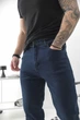 Чоловічі джинси Regular Fit Without Karma темно-синього кольору 30 (8049437) - изображение 5