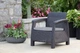 Комплект садових крісел Keter Corfu Duo Set графіт 258976 - зображення 5