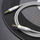 Аудиокабель Hoco UPA19 AUX audio cable (L=1M) Silver (6931474759870) - изображение 4