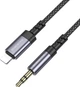 Аудиокабель Borofone BL24 Graceful digital audio conversion cable iP Metal Grey (6941991118975) - изображение 7