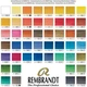 Набір акварельних фарб Rembrandt De Luxe 48 кольорів 2,5 мл кювети в металі (5838649) - зображення 5