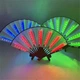 Віяло ручний світловий LED Синій - зображення 4
