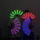 Віяло ручний світловий LED Синій - зображення 7