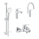Набор смесителей Grohe Eurosmart 4 в 1 для ванной и кухни (UA123248M3) - изображение 1