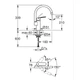 Набор смесителей Grohe Eurosmart 4 в 1 для ванной и кухни (UA123248M3) - изображение 9