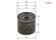 Фильтр маслянный BOSCH PY8W-14-302 Bosch (F026407160) - изображение 2