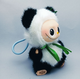 Мягкая игрушка Лабубу панда, брелок коллекционная The Monsters Labubu exclusive Panda - изображение 3