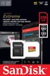 Карта памяти SanDisk microSD 256GB C10 UHS-I U3 R190/W130MB/s Extreme V30 + SD (SDSQXAV-256G-GN6MA) - изображение 3