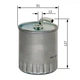 Паливний фільтр BOSCH 1 457 434 416 Mercedes C-Class, G-Class, M-Class A6110920701, A6110920001, A6110910001 - зображення 3