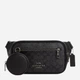 Сумка на пояс бананка мужская из натуральной кожи Coach Elias Belt Bag In Signature canvas BG-COA-106 Gunmetal/Charcoal/Black (195031930591) - изображение 1
