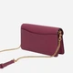 Сумка кросс-боди через плечо женская из натуральной кожи маленькая Coach Tabby Shoulder Bag 20 BG-COA-81 Фиолетовая (195031249730) - изображение 8