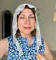 Кружевная косынка платок на голову в храм Цветы 90*25 см узкая белая (женская, детская) - изображение 3
