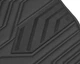Коврики в салон Skoda Superb 4 '24- Geometric Design из экокожи черные с шильдиками (комплект) - изображение 5