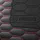 Коврики в салон Mazda CX-5 '12-17 USA Sota Design из экокожи черные с красной тесьмой и строчкой (комплект) - изображение 8