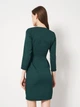 Платье мини осеннее женское Mohito 0065U-79X 32 Темно-зеленое (5905035445169) - изображение 2