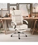 Офисное кресло с массажем Mark Adler Boss 6.0 Beige ткань - изображение 2