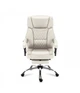 Офисное кресло с массажем Mark Adler Boss 6.0 Beige ткань - изображение 4