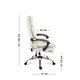 Офисное кресло с массажем Mark Adler Boss 6.0 Beige ткань - изображение 6