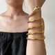 Довге кольє «Змія» SnakeHugs, 90 см, золотисте - зображення 5