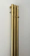 Рушникосушка електрична Terma ROLO HANGER 1400x150 Brushed Brass, тен ONE з лівої сторони - зображення 3