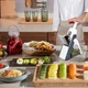 Терка для овочів Brava Spring Slicer ресторанна якість нарізки овочів полуавтоматичний режим з пружинною конструкцією - зображення 1
