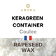 Ріпаковий віск для виробництва контейнерних свічок Keragreen Container 1 кг - изображение 2