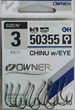 Крючки Owner Chinu With Eye 50355 №3 - изображение 1