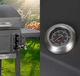 Grill węglowy Berdsen BD-892 z pokrowcem Czarny (5903890630379) - obraz 3