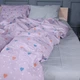 Простынь MirSon Полуторная 150х220 см 17-0782 Pastel Love Print Бязь (2200011274164) - изображение 4