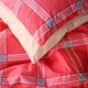 Простынь MirSon Полуторная 150х220 см 17-0783 Checkered Flame Бязь (2200011274669) - изображение 2