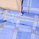 Простынь MirSon Евро 200x220 см 17-0784 Checkered Sky Бязь (2200011275178) - изображение 3