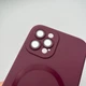 Чохол для iPhone 12 Pro Soft бордовий - зображення 2