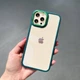 Чохол на iPhone 12 Pro Max crystal case green - зображення 1