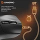 Миша GamePro Genesis Ranker Wireless/Bluetooth/USB PixArt PAW3311 Sensor Black (GM012B) - зображення 6