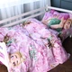 Комплект постельного белья Mirson Полуторный Евро 160x220 см 17-0791 Frozen pink Ranforce Elite (2200011426358) - изображение 1
