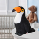 Maskotka-przytulanka Lean Toys Tukan Biały 30 cm 13824 (5905991033158) - obraz 3