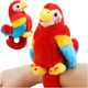 М'яка іграшка-браслет Lean Toys Папуга Червона 13936 (5905991033868) - зображення 3