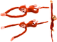 Maskotka Lean Toys Małpka z dźwiękiem Pomarańczowa 60 cm 16812 (5905884451298) - obraz 4