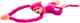 Maskotka Lean Toys Małpka z dźwiękiem Ciemnoróżowa 80 cm 16817 (5905884451342) - obraz 3
