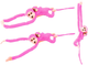 Maskotka Lean Toys Małpka z dzieckiem Różowa 70 cm 16826 (5905884451434) - obraz 4