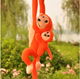 М'яка іграшка Lean Toys Мавпа з дитинчам Помаранчева 70 см 16832 (5905884451496) - зображення 5
