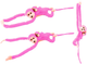 Maskotka Lean Toys Małpka z dzieckiem Różowa 90 cm 16836 (5905884451533) - obraz 3
