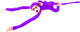 Maskotka Lean Toys Małpka z dzieckiem Fioletowa 90 cm 16839 (5905884451564) - obraz 2