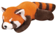 Maskotka-przytulanka Lean Toys Panda Czerwona 30 cm 21918 (5905991042730) - obraz 1