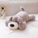 Maskotka-przytulanka Lean Toys Piesek Jasnoszary 30 cm 22156 (5905991045120) - obraz 2