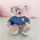 Maskotka-przytulanka Lean Toys Miś w niebieskim sweterku Szary 21 cm 22123 (5905991044796) - obraz 2