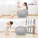 Мяч для фитнеса Power Play 4001 65 см, Grey с насосом - изображение 5