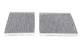 Фільтр салону Citroen C3/Peugeot 207/208 09- вугільний к-кт - 104066 SOLGY - зображення 1