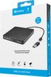 Zewnętrzny napęd optyczny Sandberg USB-C/A DVD Drive (5705730136627) - obraz 5